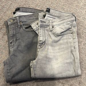 Two pairs Banana Republic Skinny Jeans